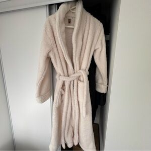 Denver Hayes Cream Plush Robe